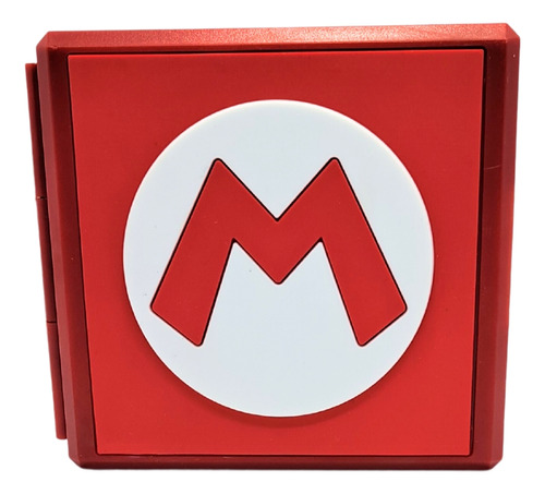 Estuche Porta Juegos M De Mario Para Nintendo Switch
