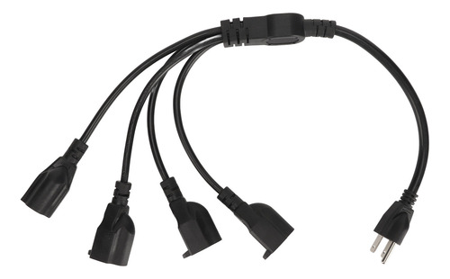 Cable Divisor De Cable De Alimentación De 3 Clavijas, 1 A 4,