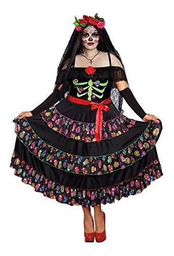 Dreamgirl Lady Of The Dead Plus Size Para Mujer.