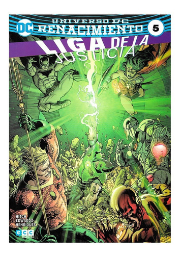 Imagen 6 de 6 de Liga De La Justicia #3-7 - 2017 - Ecc Arg - Bryan Hitch