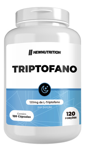 Suplemento Em Cápsulas Newnutrition  Triptofano Em Pote De 3