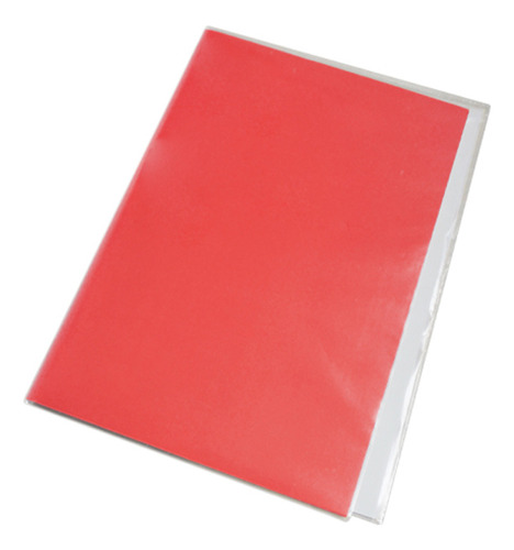 Carpeta Plastificada Rojo X2 Un