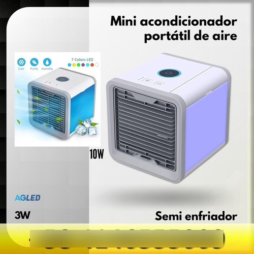 Mini Acondicionador Portatil De Aire Semi-enfriador 10w 3v