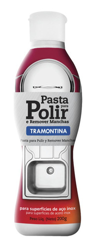 Kit Com 2 Pastas Para Polir E Remover Manchas Aço Inox 200 G