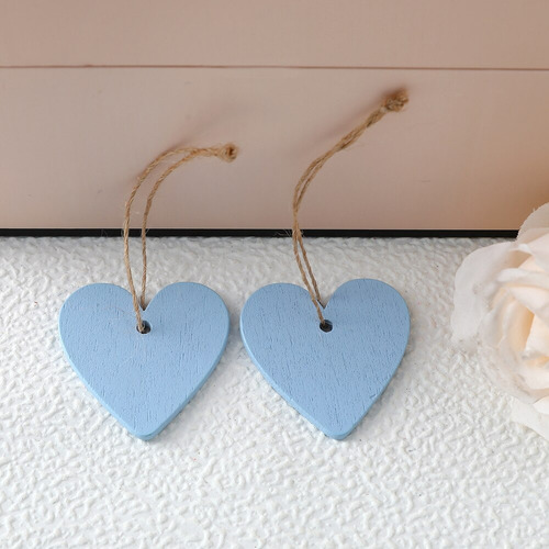 Corazones De Madera Para Decorar / Navidad, San Valentín Etc