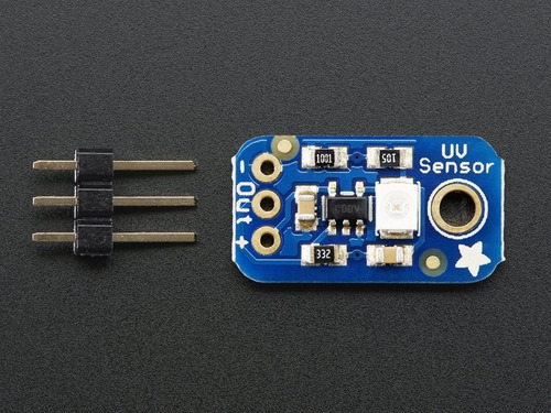 Imagen 2 de 4 de Adafruit Sensor De Luz Uv Ultravioleta Analogico, Guva-s12sd