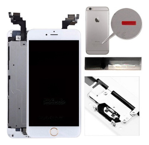 Blanco Para El iPhone 6 Y 5.5  Reemplazo De Pantalla Lcd Dis