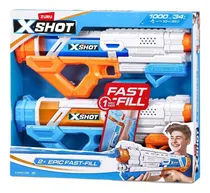 Comprar Set  2 Pistolas Lanzadores D Agua Epic Fast Fill Zuru X-shot