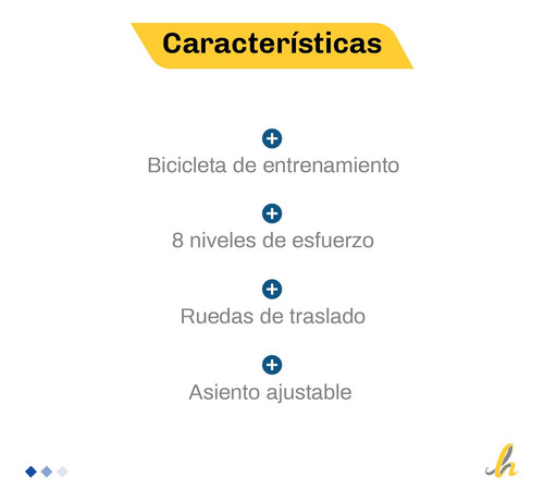Imagen 2 de 10 de Bicicleta De Entrenamiento Olmo Fit 205 6 Funciones Lh