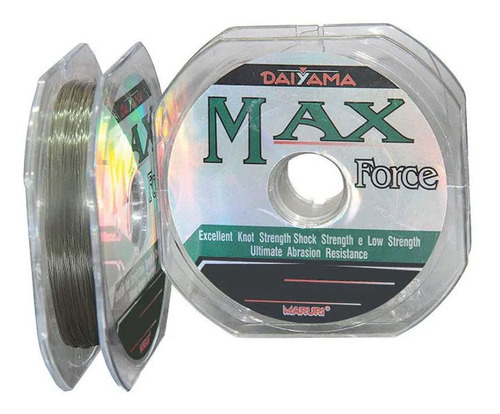 Linha De Pesca Max Force - 0,31mm | 9,5kg Mono - 100m