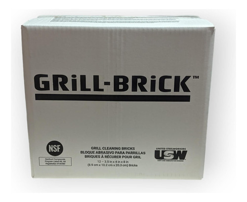 Grill Brick Limpia Parillas Y Planchas Caja C/12 Piezas