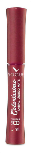 Labial Liquido Vogue Indeleble Larga Duración Colorisimo 5ml Artificio Mate