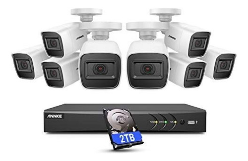 Annke E800 4k Security Dvr System 8ch 8mp Dvr Con 2tb Hdd, 8