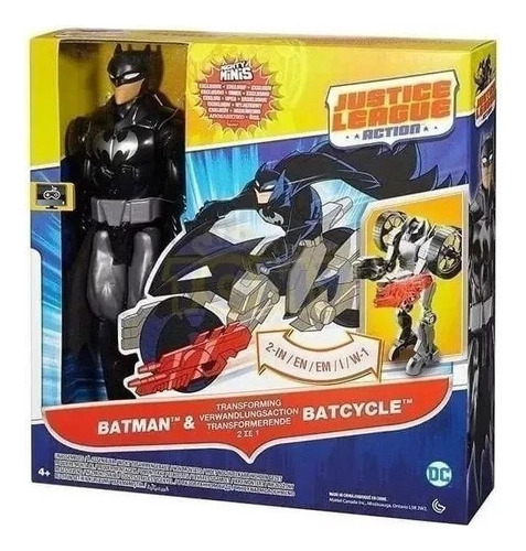 Liga De La Justicia Action Batman Y Batimoto Transformable