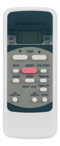 Control Remoto Aire Acondicionado Panavox - James - Midea Color Blanco