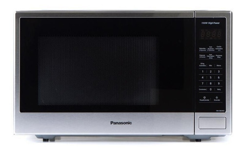 Horno Microondas Panasonic 1.3 Pies Cúbicos 1100 Watts Acero