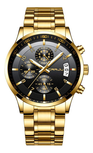 Reloj Para Hombre Crrju/oro