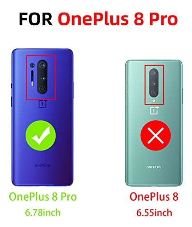 Funda Kudini Para Oneplus 8 Pro Para Mujer Con Purpurina Cry