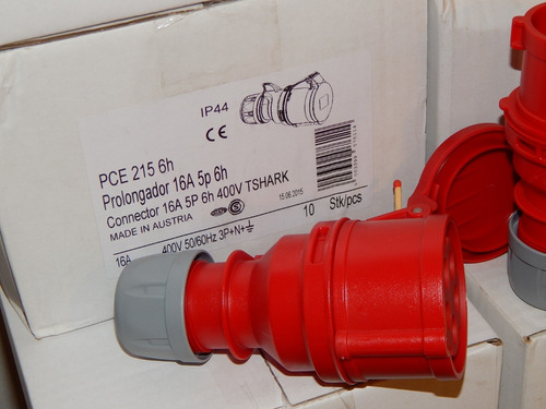 Ficha Macho Para Cable Y Toma Hembra De Embutir 5x32 A Welt