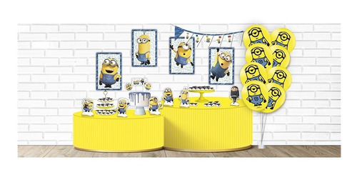 Kit Festa Minions 2 - Decoração De Aniversário