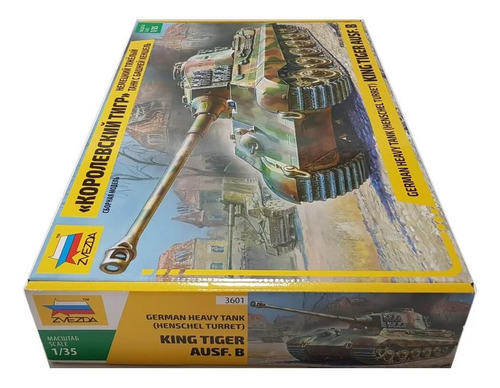 Tanque Para Armar Zvezda 3601 Maqueta 1/35 King Tiger Ausf B
