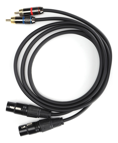 Cable Jorindo Dual Xlr Hembra A Dual Rca Xlr A Rca