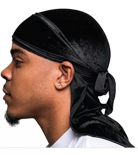 Durag Bandana Para Waves Preta - @esponjanudred - Bandana