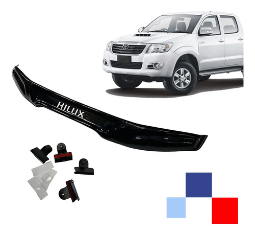 Deflector De Capot Toyota Hilux 2012-2015 Con Toma