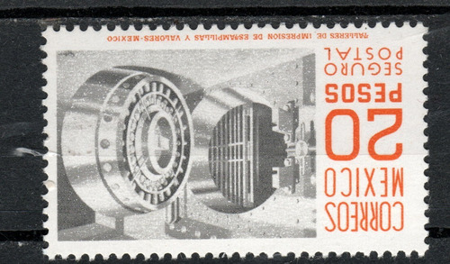 México Seguro Postal Bóveda $20   1975 Mint