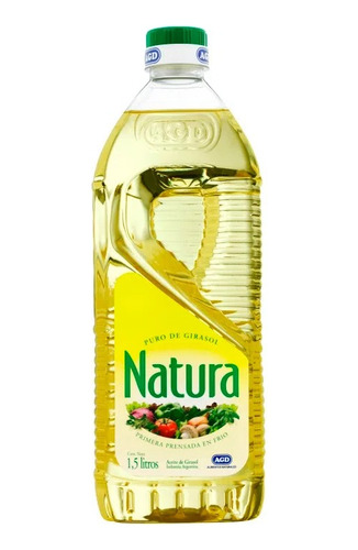 Aceite De Girasol Natura 1,5 Lts Caja X 12 Unidades