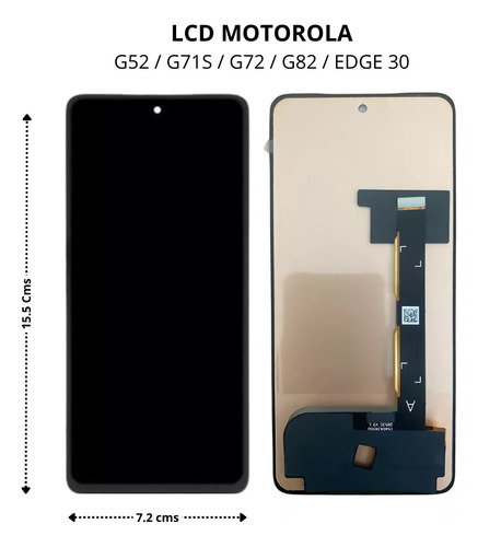 Pantalla Lcd Para Motorola Edge 30 G52 G71s G72 G82 Incell (Usado)