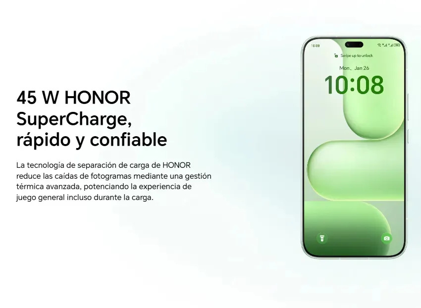Celular HONOR 600e 8GB RAM 256GB ROM Dual Sim MediaTek Dimensity 7100 Elite Velvet Grey