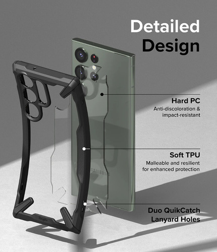 Imagen 8 de 8 de Funda Para Samsung S23 S23 Ultra S23 Plus Ringke Fusion X