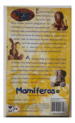 Mamíferos - A Floresta Feliz (vhs)
