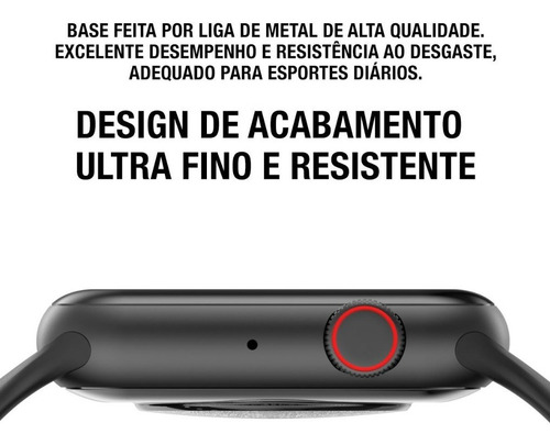 Relógio Smartwatch Inteligente Iwo8 Lite 44mm Novo Bluetooth