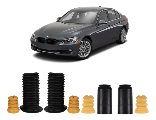 Kit 4 Batente Coifa Dianteiro Traseiro Bmw 328i 2013 A 2018