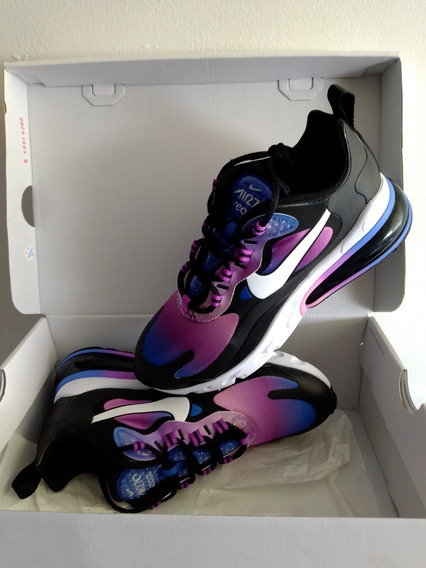 tenis nike negros con morado