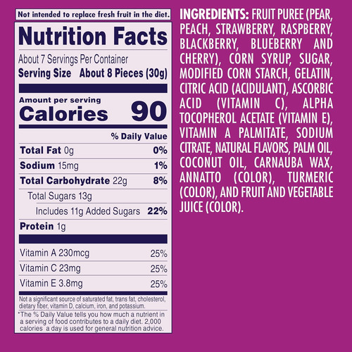 Welch's Juicefuls Juicy Fruit Snacks, Berry Blast, Fruit Gus