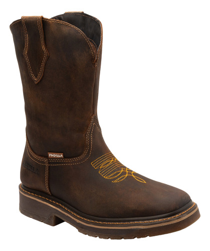 Bota Tipo Roper De Piel Para Caballero Botas Padilla M701