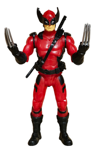 Figura De Accion Super Heroe Wolverine Traje Deadpool Var1