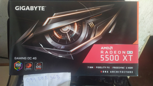  Amd Gigabyte  Gaming Radeon  Series Rx 5500 Xt 4gb