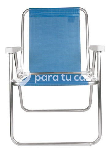 Imagen 2 de 10 de Sillón Playa Camping Pescador X2 Aluminio Sannet Mor