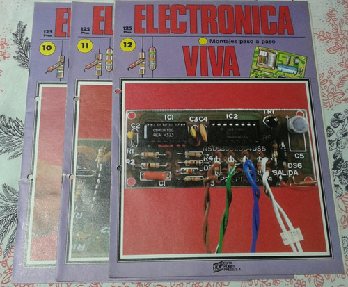 Electronica Viva Fasc 10, 11 Y 12 - Zona Vte. Lopez