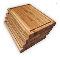 Comprar Set Platos De Madera Eucalipto Tablitas X 6