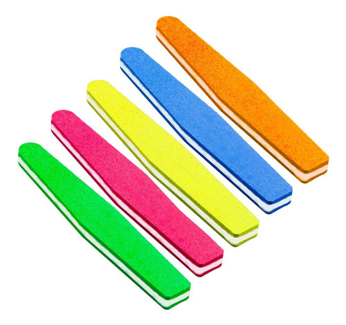 Pack 50 Limas Jumbo Colores Super Acolchonada 18cm Manicuria