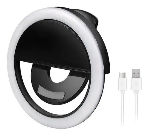 Anillo Led Selfie Luz Para Celular Usb 3 Modos Iluminación
