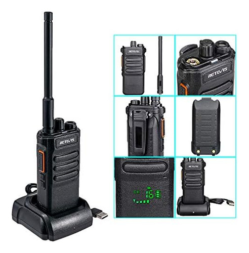 Rádios Bidirecionais Retevis Rt86 Walkie Talkies De Longa P