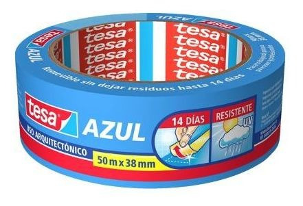 Tesa Cinta Enmascarar Azul Proteccion Uv 14d 50m X 3 Th661ex