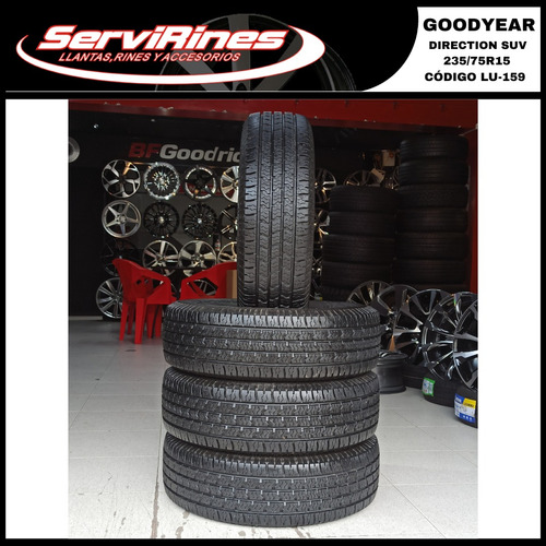 X2 Llanta 235/75r15 109 S Goodyear Direction Suv C. Lu-159