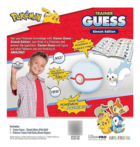 Pokemon Trainer Guess Sinnoh Edition Toy I Will Guess It